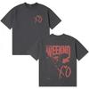 2026 R&B Singer The Weeknd World Tour Merch XO Fashion Gothic Oversized Hot Sale Crew Neck T-shirt