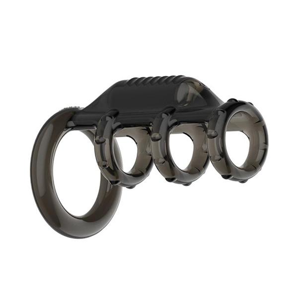 Stimolatore del punto G Anello vibrante del pene Durata Ingrandisci il cazzo Stimola il massaggio Clitoride Anelli di schiavitù anale Giocattoli del sesso