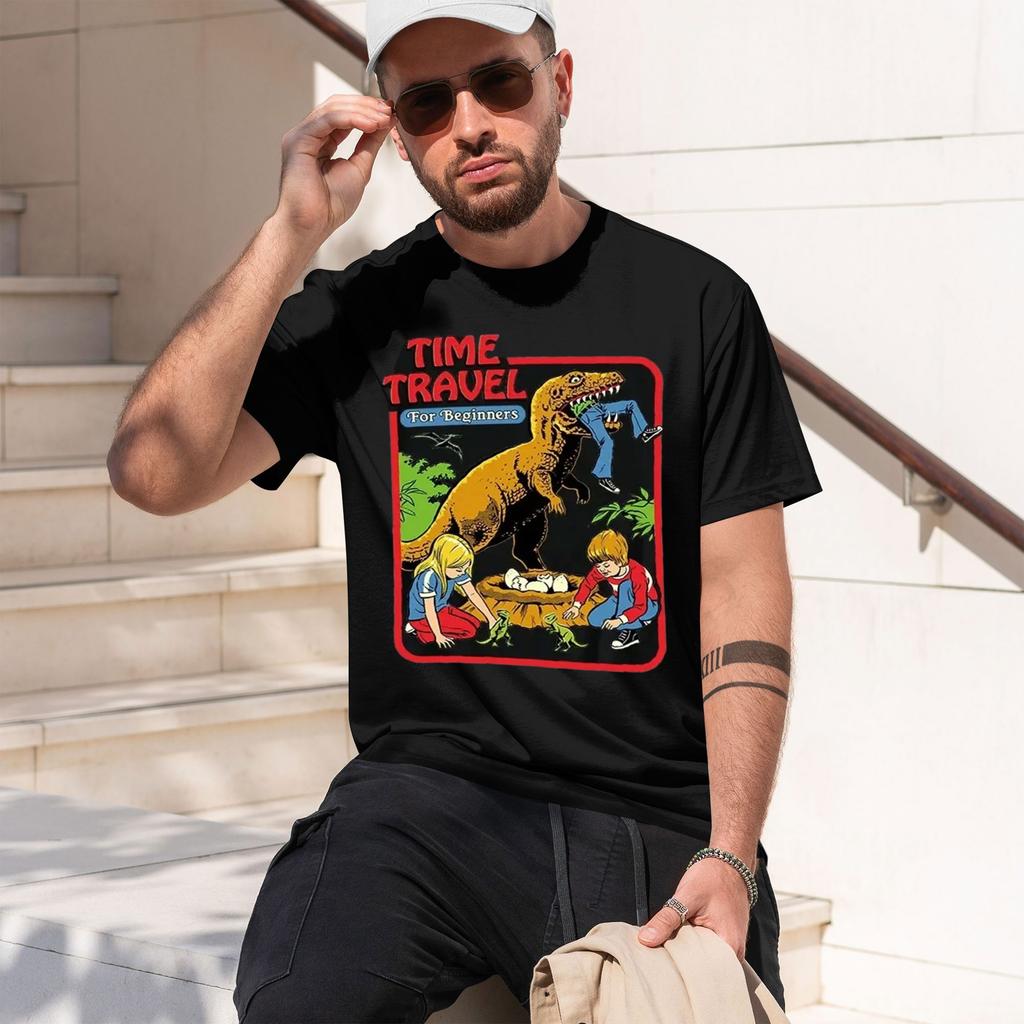 Time Travel For Beginners Graphic Print Tshirts Men Women Casual Tshirt D Gothic Streetwear Couples Tee Shirt 2026 New Model