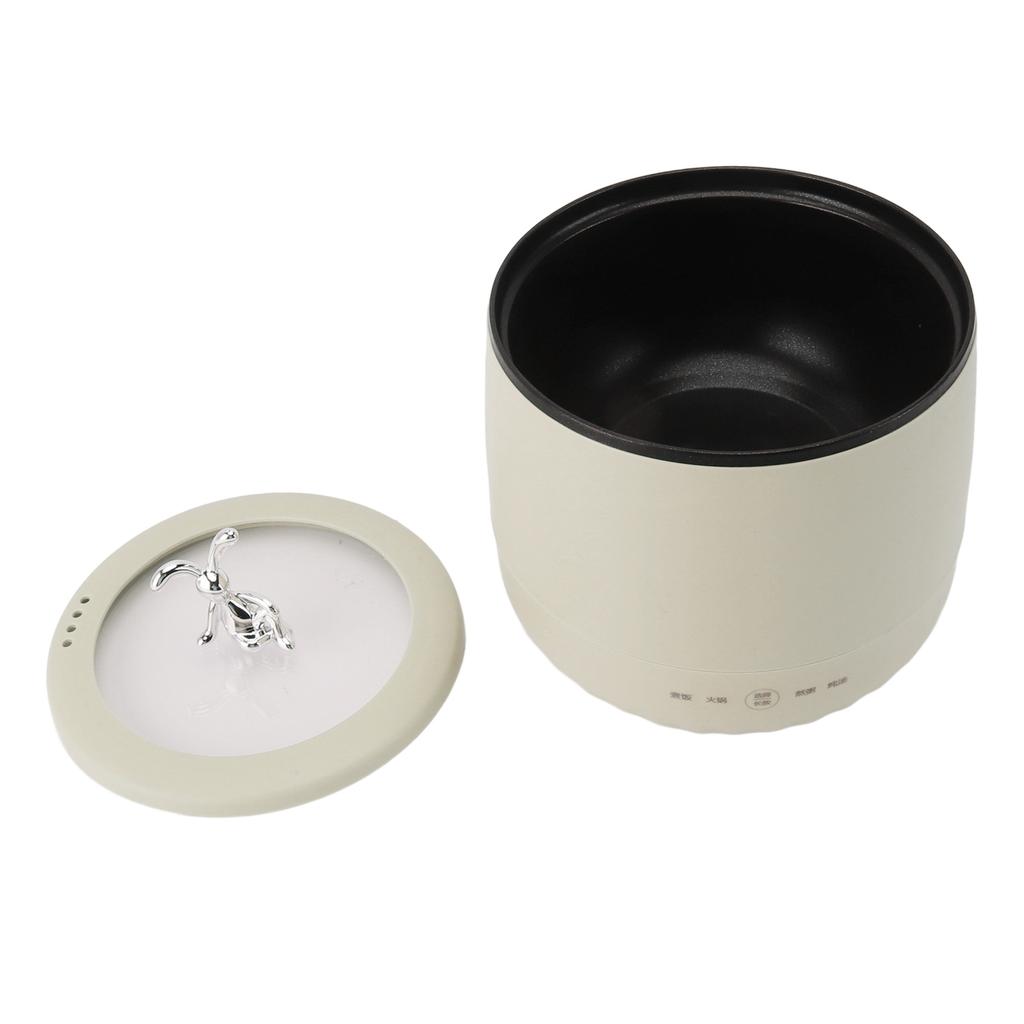 Mini Panela Elétrica 1.8L 450W Cozimento Rápido Mini Panela de Arroz para Dormitório Escritório Viagem
