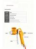 Putty King Spray Gun: 6L Exterior Wall Stone Paint & Cement Mortar Texture Hopper, with 3L Orange Sprayer.