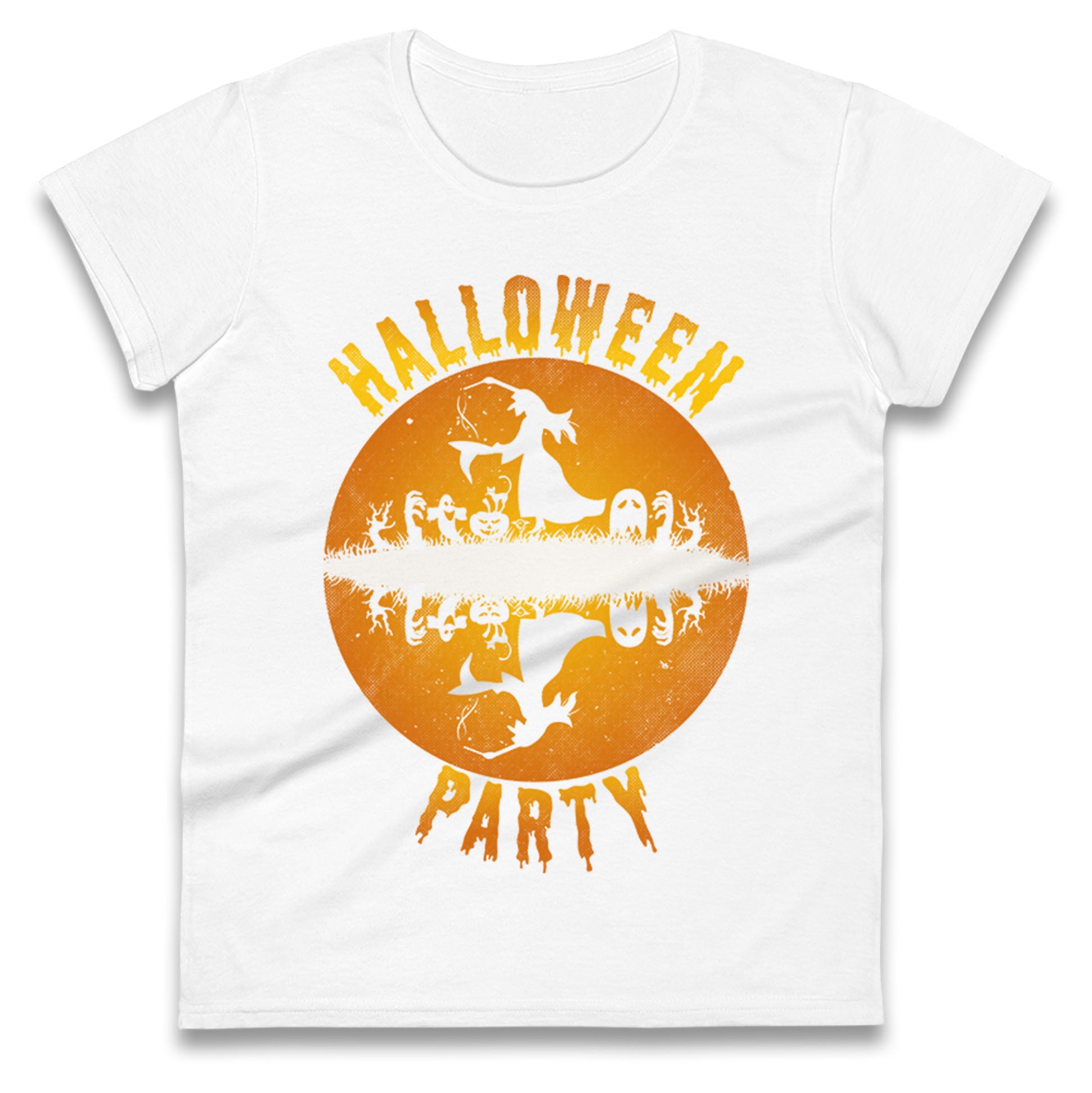 Scary Witch Halloween Party Womens T Shirt Mens Tops Tees Unisex L