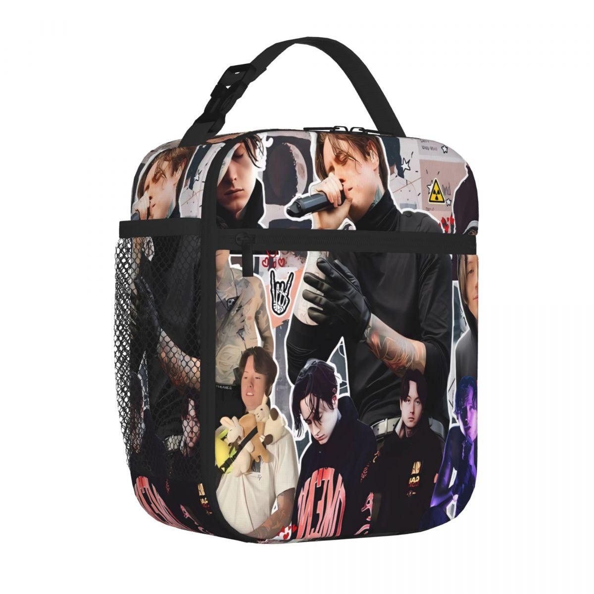 Bestselling Noah Sebastian Photo Collage Office Style Snack Bag Festival Outing Camping Lunch Bag One Size