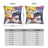 Panty Stocking with Garterbelt Square Pillow Case Cartoon Cushion Covers Custom Zipper Decor Pillowcase for Living Room 40x40cm