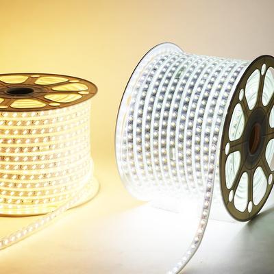 LED-Streifenlicht 5730, hohe Helligkeit, flexibles Band, 220 V, 120 LEDs/m, IP67, wasserdicht, Streifenlichter für den Außenbereich, Heim- und Raumdekoration, Lampe