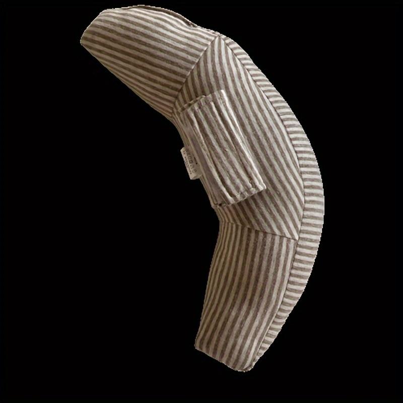 

Полосатый подголовник 1 шт. Подушка для автомобильного сиденья, поддержка шеи, супермягкий автомобильный подголовник, защита плеч, универсальная подушка для сна с ремнем безопасности