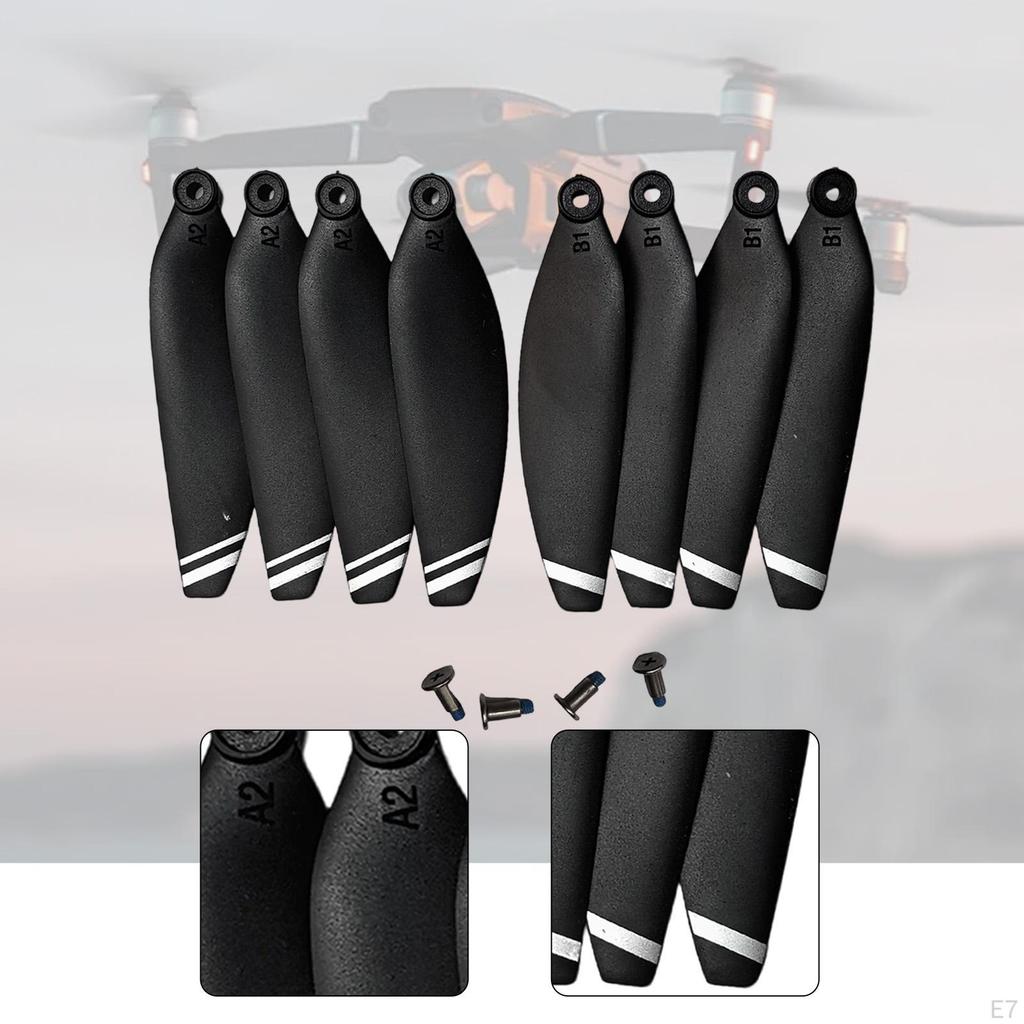 8 Pieces Drone Propellers with Release Portable Lightweight Spare Parts 2.28inch for E88Max S1S M8