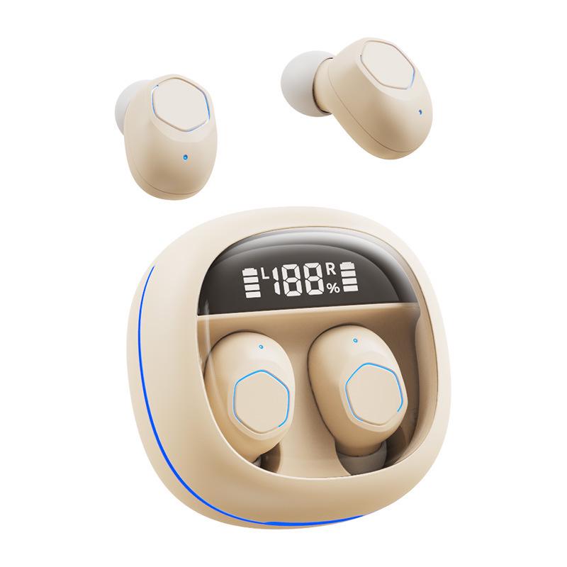 New M41 True Wireless Bluetooth Headphones - Transparent In-Ear Design, Smart Display, Noise Cancelling, Long Battery Life