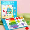 Magnetic Fraction Educational Puzzle with Fraction Tiles & Fraction Circles Fraction Puzzle Fraction Learning Math To Y for Kids
