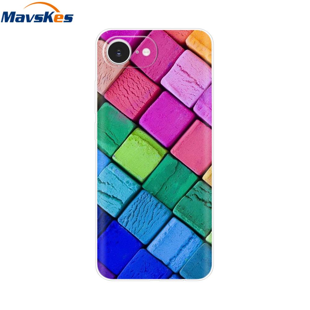 For iPhone 16e Case For Apple iPhone 16e Case Luxury Clear Painted Cover Case For iPhone 16e 16 E Coque Protective Cover Fundas