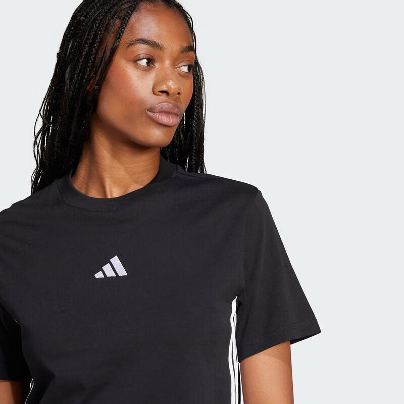 adidas Damen T-Shirt mit kurzen Ärmeln