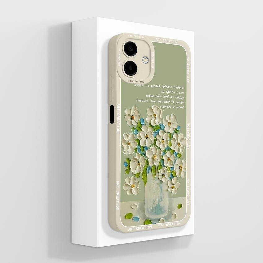 Sacs pour téléphone Pour Samsung A07 M07 F07 A17 M17 F17 M36 F36 M56 S26 Plus A25 Motifs Étiquette Mode Coque Arrière Souple en Silicone antichoc Pour Boîtier Samsung