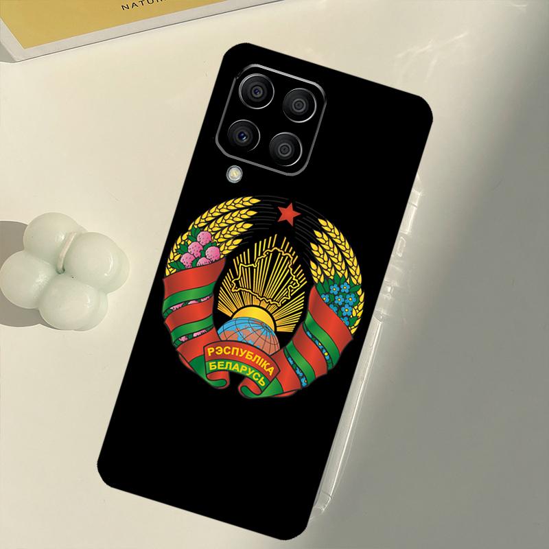 Belarus Flag Coat of Arms For Samsung Galaxy M33 M13 M14 M12 M32 M52 M31 M55 M15 M11 M21 M35 M53 M34 M54 M06 M16 Case