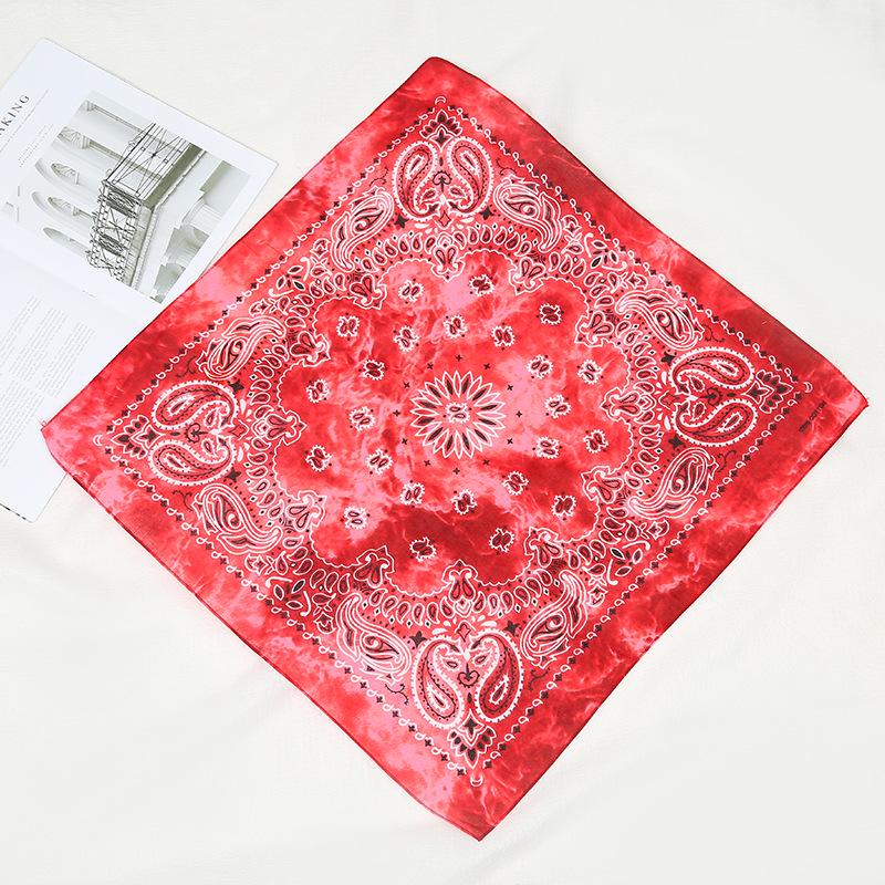 New Tie-dye Paisley Cotton Headband & Scarf: Sporty Outdoor Cycling & Hip Hop Accessory