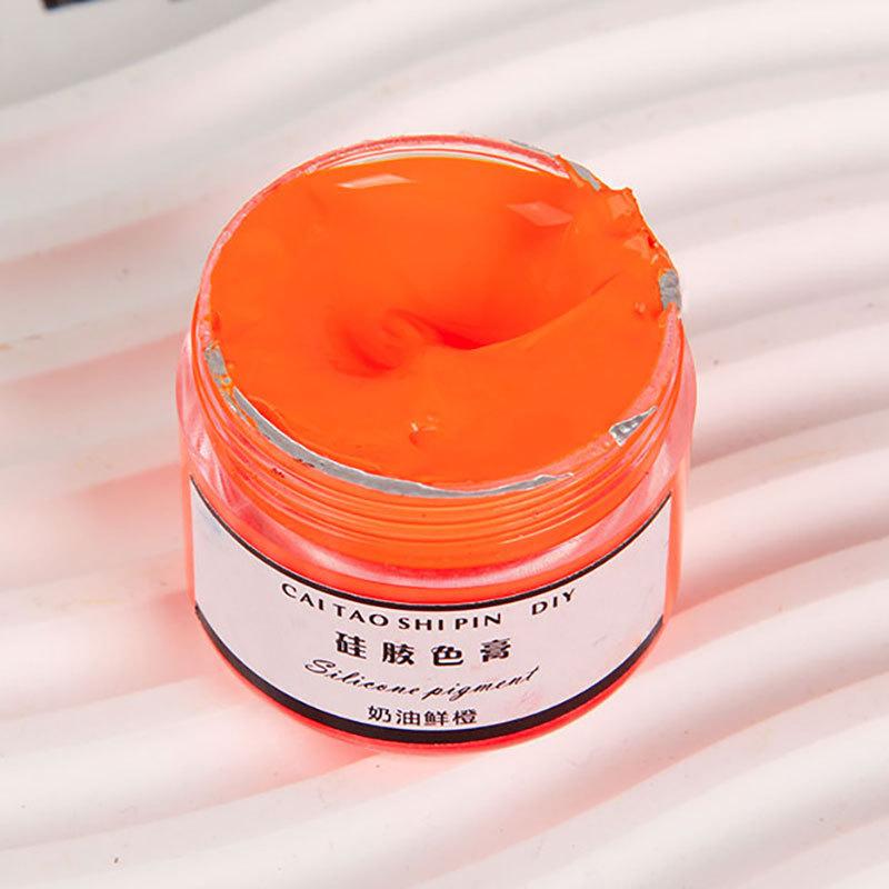 30g Silicone Color Paste Shiny Oily Macaron Paint Manual Diy Pinching AB Silicone Coloring