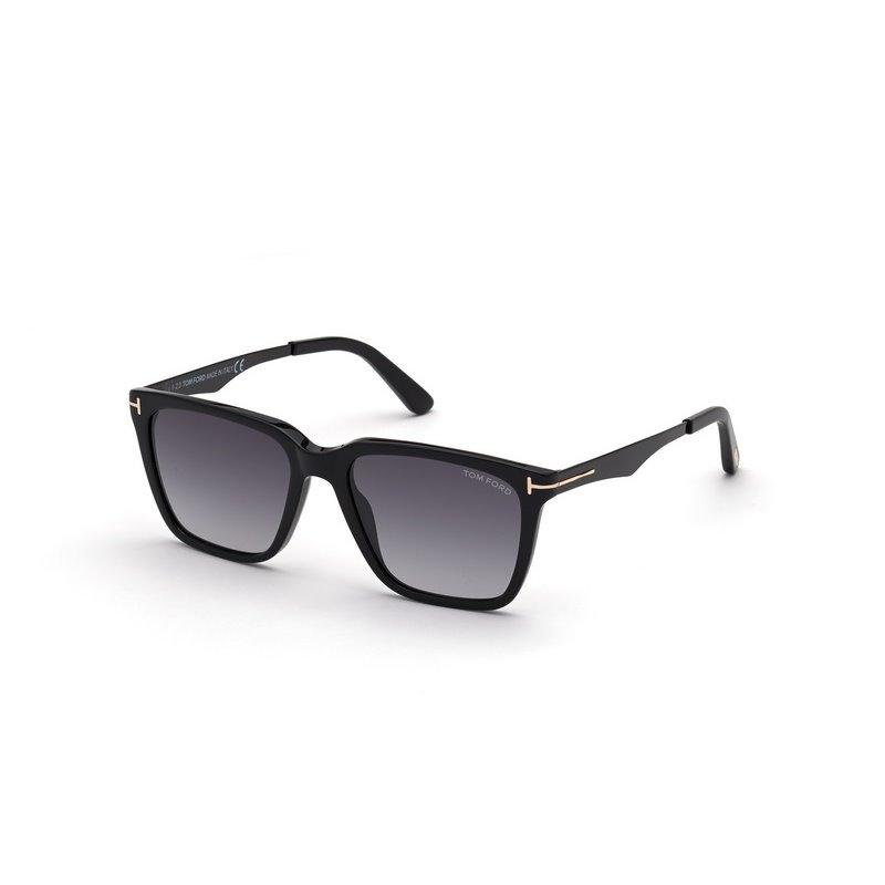 Tom Ford Garrett Azetat Quadratische Sonnenbrille Herren Sonnenbrille Schwarz FT0862