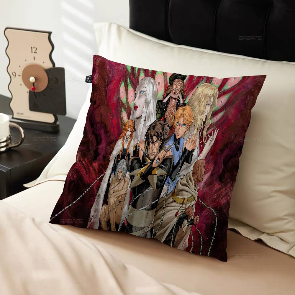 Game C-Castlevanias Symphony Of The Night Cushion Cover Inches Farmhouse Decor Home Throw Pillow Covers For Couch Decorations