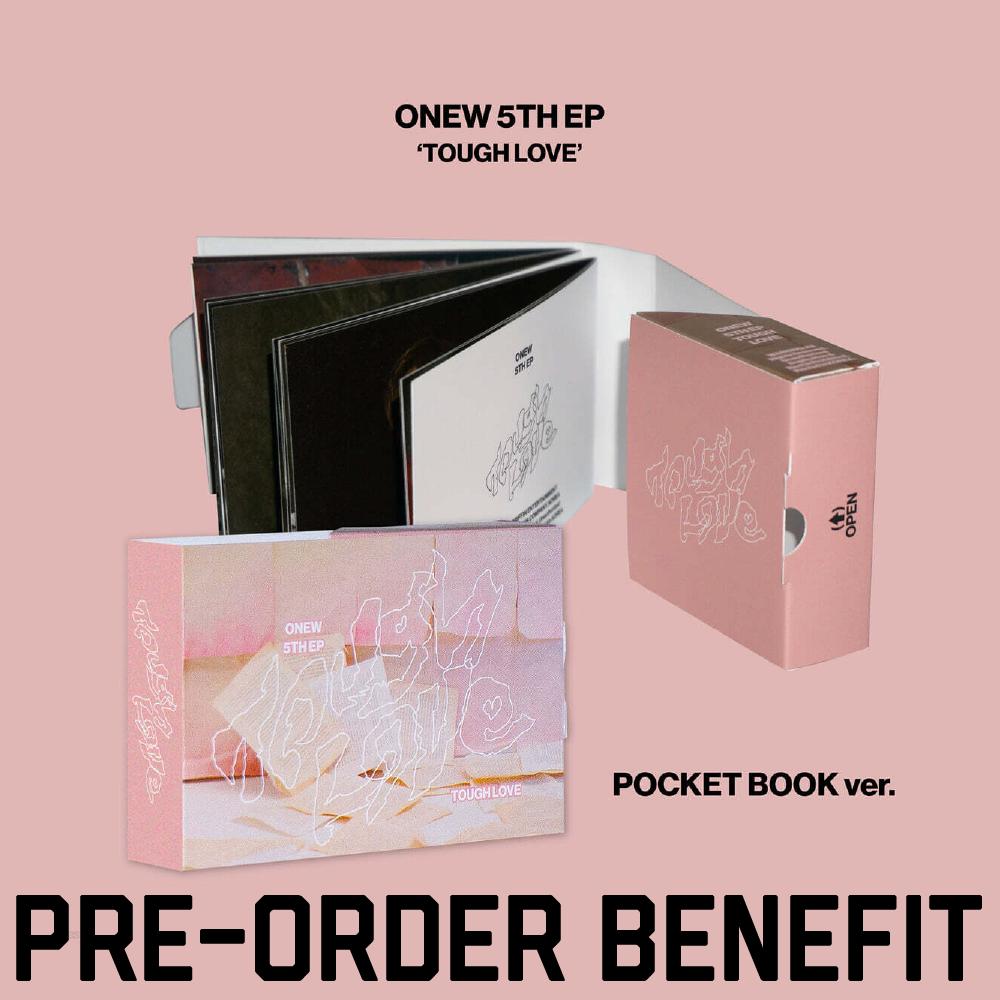 Pre-order ONEW 5th EP Album TOUGH LOVE Pocket Book ver. & SHOP POB
