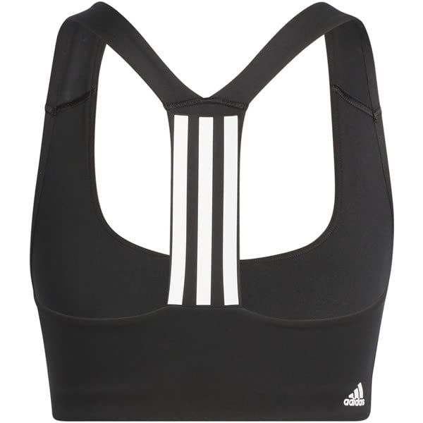 Adidas Sports Bra Powerimpact Training Medium Support Bra VW600 JLB Women's Black/White (HE9063)