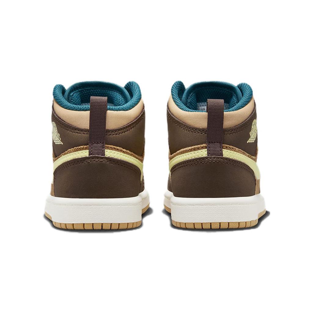 New Jordan 1 Mid SE Cacao Wow PS DZ6338-200