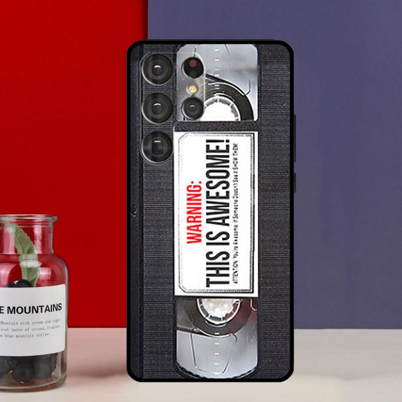 Retro Cassette Tape Vintage Funda Case For Samsung Galaxy S25 Ultra S9 S10 S20 S22 Plus S21 FE S23 S24 Ultra Phone Cover