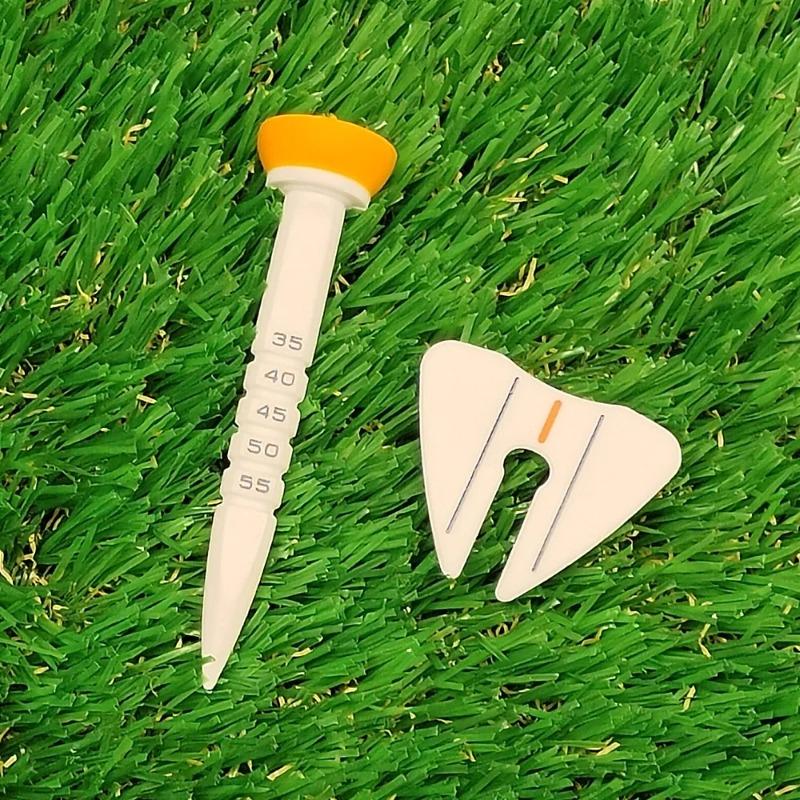 4pcs Golf Adjustable Height with Angle Identification Golf Stud Golf Sports Equipment Accessories Outdoor Sports Equipment