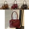 Stylish Vintage Large Capacity Womens Tote Bag Chic Shoulder Bag In Brown Red Colors