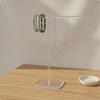 Acryl Schmuckständer Minimalistischer Stil Halsketten-Ausstellungsständer Mehrstufig Querstange Armbandhalter für