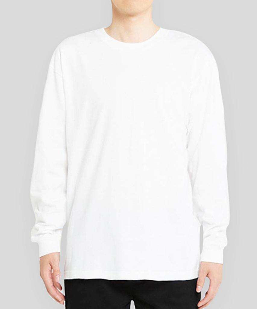 Peulinteuseuta [2Pack] 17-Count Basic Plain Layered Long Sleeve T-Shirt_Standard Length (Ribbed Sleeves)
