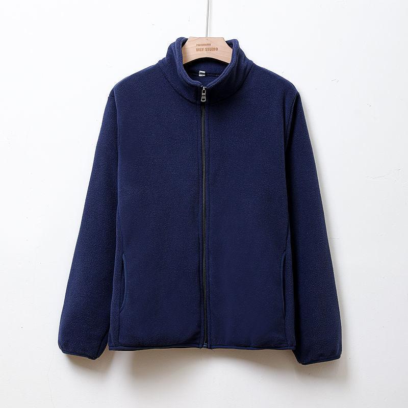 Polar Fleece Coat Women Thick Autumn and Winter Joker Korean Version of Fleece Cardigan Couple Sweater Women