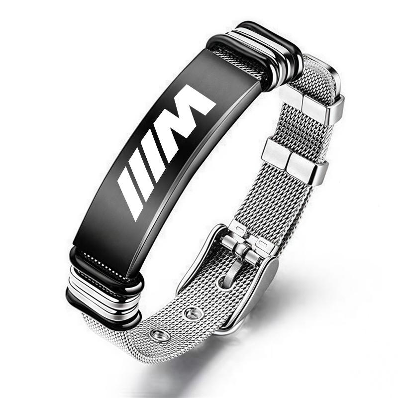 Personalized Trendy and Versatile Adjustable Stainless Bracelet Decoration For BMW X1 X3 X5 X6 X7 3 5 6 7Series G20 G30 G11 F15 jbdf70