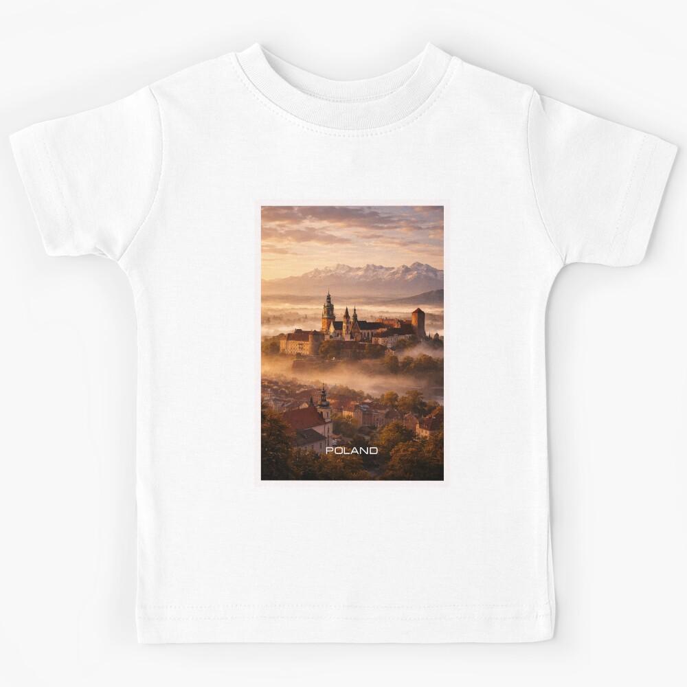 Poland Travel Art Kids T-Shirt 140