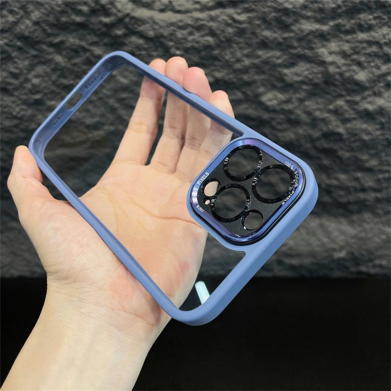 Metal lens Apple 17 mobile phone case Magnetic case for iPhone15 all-inclusive 14Promax protective case 11