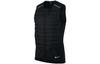Men's Vest Nike Men's Colorblock Stand Collar Down Vest Black
