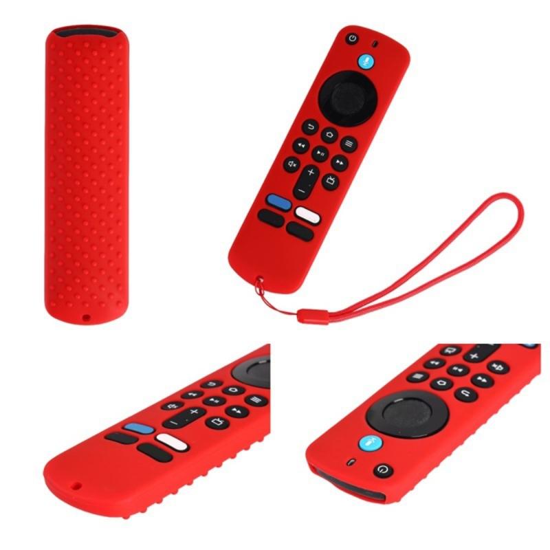 Shockproof AntiSlip Silicone Cover Case For Fire Tvs Stick 4K Remote Control Protective Sleeve With MultiColor Option