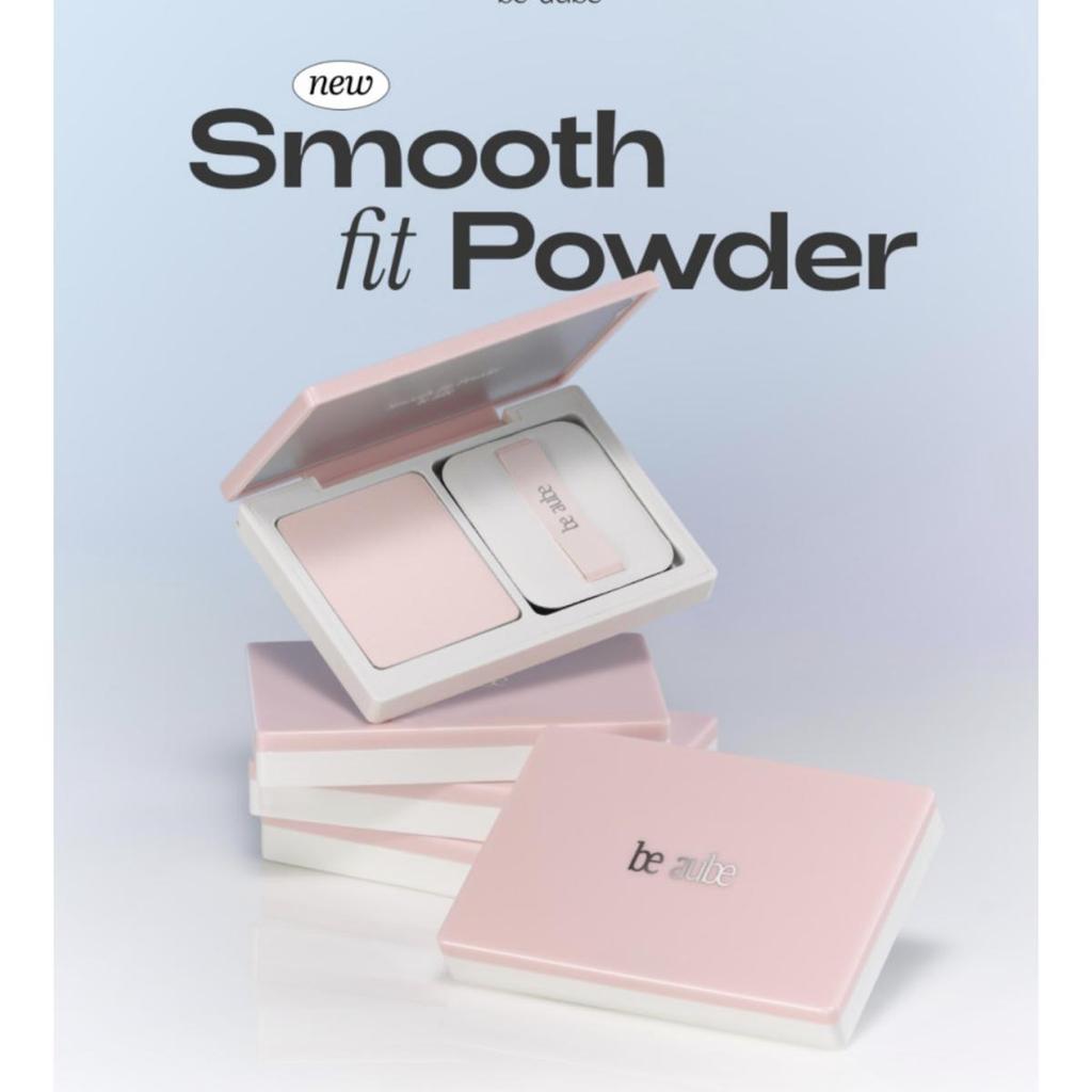 be aube Smooth Fit Powder (Light Pink) 6g - Pore Blur & Oil Control