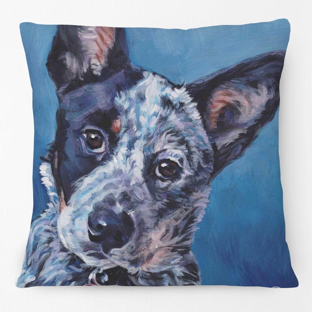 Australian Cattle Dog Shepherd Dog Red Heeler Dachshund Animals Poster Oil Painting Cushion Covers Pillow Case