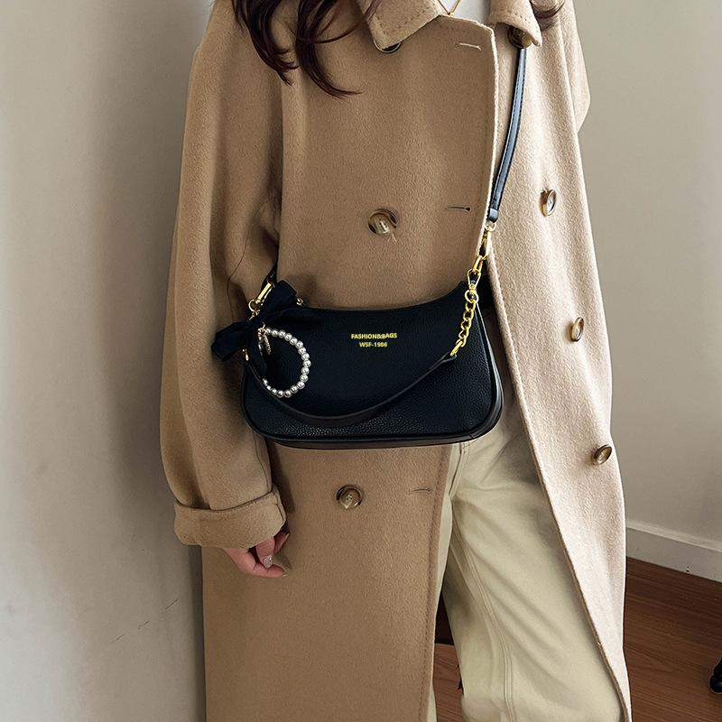 Yogodlns Faionable Casual Crossbody Bag Women's Oulder Bag Trendy Design Underarm Bag Soft PU Leather Color Handbags Purses