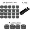 XUKEY Car Wheel Nut Cover Nut Cap Lug Nut Cap