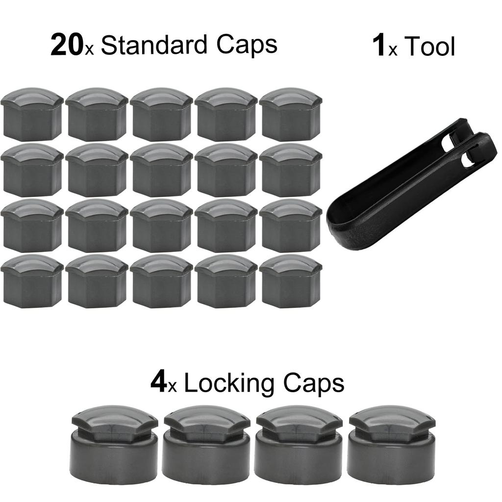 XUKEY Car Wheel Nut Cover Nut Cap Lug Nut Cap