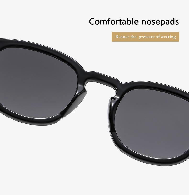 Evropský a americký styl retro nýtované sluneční brýle - Dámská UV ochrana, Malý rám