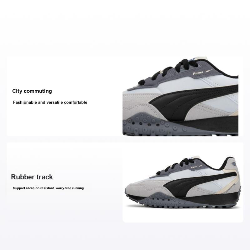Puma Blktop Rider Модные Универсальные Прочные Поддерживающие Низкие Повседневные Городские Кроссовки для Бега Унисекс Белый Серый Черный 401440-03 36