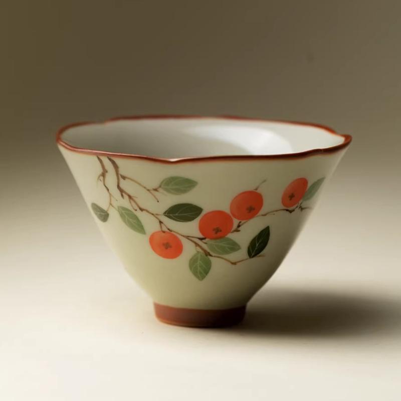 

Orchid Hat Cup Chinese Bamboo Tea Cup Small Capacity Kung Fu Teaset Household Tea Cup Drinking Utensils Tea Ceremony Accessories 8x5cm 70ml