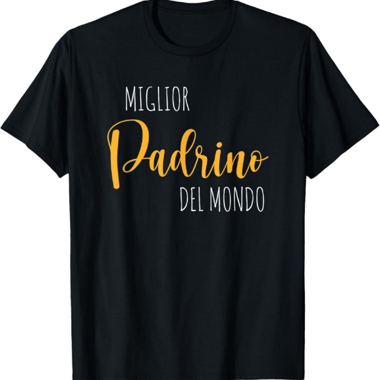 Мужская футболка с надписью «Лучший крестный отец» S