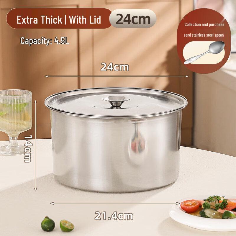 Qiwei 304 Stainless Steel Extra-Thick Mixing Bowl