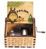 Hayao Miyazaki-Inspired Hand-Cranked Wooden Music Box - Creative Childlike Birthday Gift