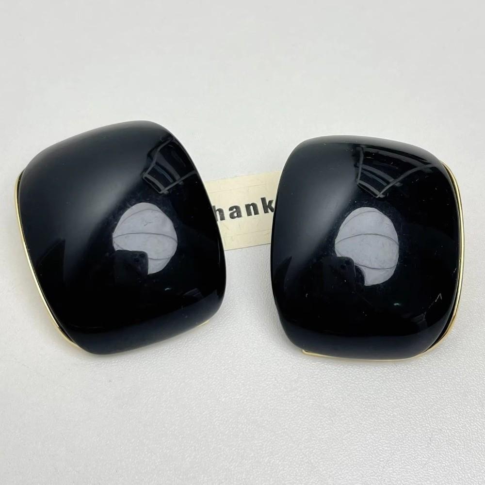 Curved Square Statement Earrings Large Geometric Earrings Party Daily Accessories
