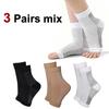 1/3 Pairs Alleviation Ankle Joint Support Unisex Pressure Socks Fashionable Sports Sweat Absorbing Breathable Compression Socks