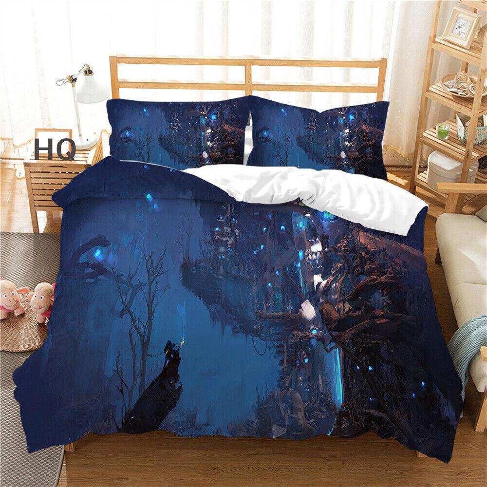 3D Skull Duvet Cover Youth Comforter Cover Home Textiles Bedding Set Pillowcase