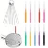 10Pcs Shower Head Cleaning Brush Small Hole Cleaner Tool Anti- Clogging Mini Crevice Bristle For Nozzle Gap Bathroom Automotive